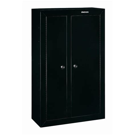 stack-on 10 gun double door steel security cabinet|10 gun double door cabinet.